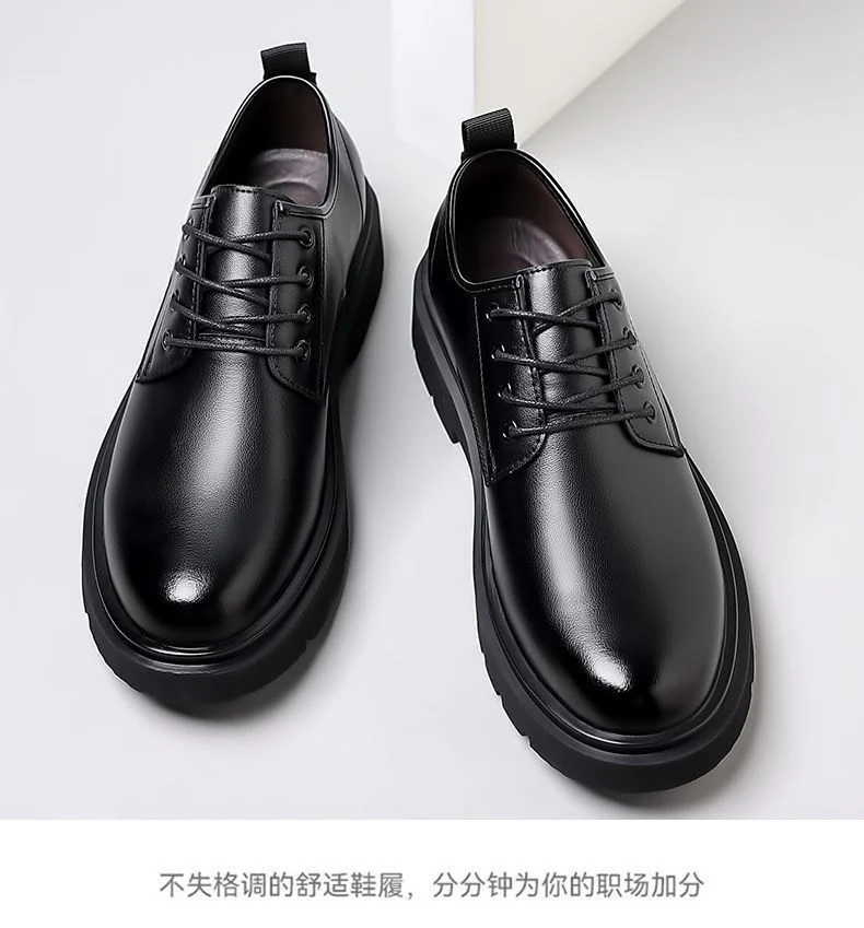[100% full cowhide] special clearance processing leather shoes men's shoes genuine leather soft bottom non-slip business casual shoes