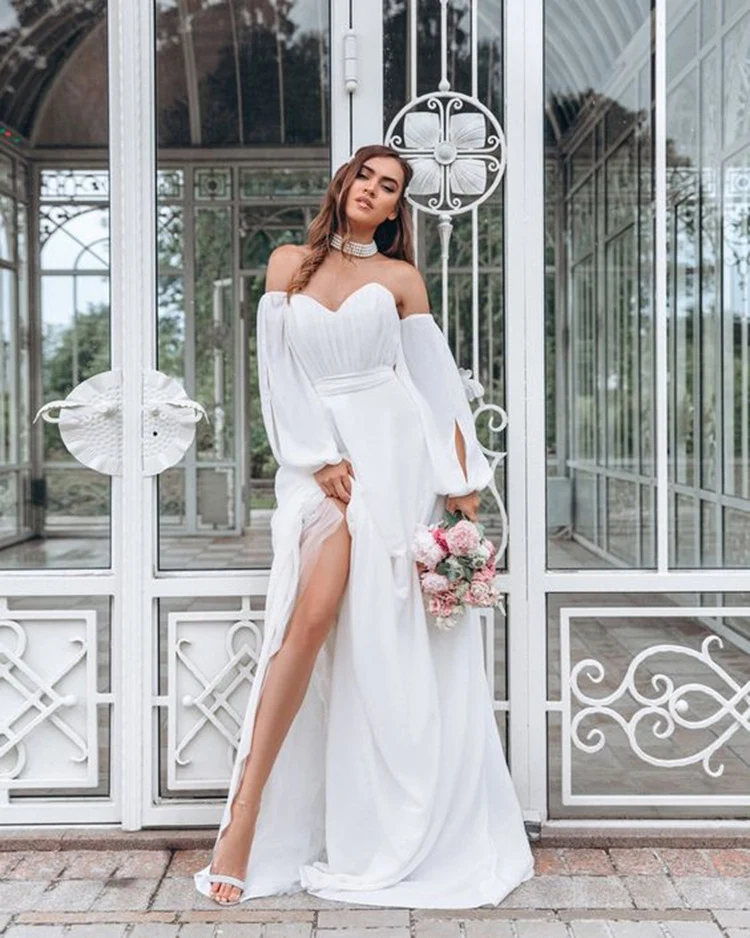 2026 European and American Autumn and Winter New Long-Sleeve Party Dress Amazon Long Elegant Mid-Waist Chiffon Women's Dress