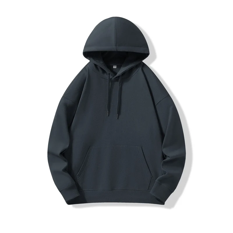 Hooded Sweater | Non-Deformable Pure Cotton Sweater Xinjiang Cotton Shoulder Pullover Autumn and Winter Solid Color ins Street Tide Hoodie