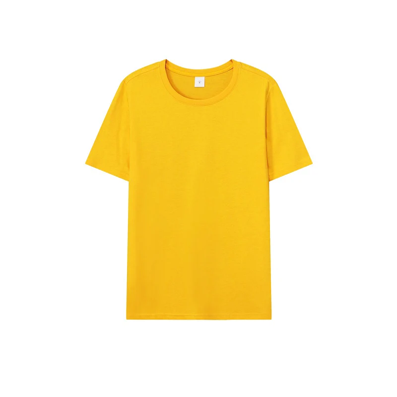 Loose-Fitting | 50-Count Double Yarn T-Shirt Ice Silk Cotton Round Neck Short-Sleeve T-Shirt Moisture-Wicking Business Casual Half-Sleeve for Men