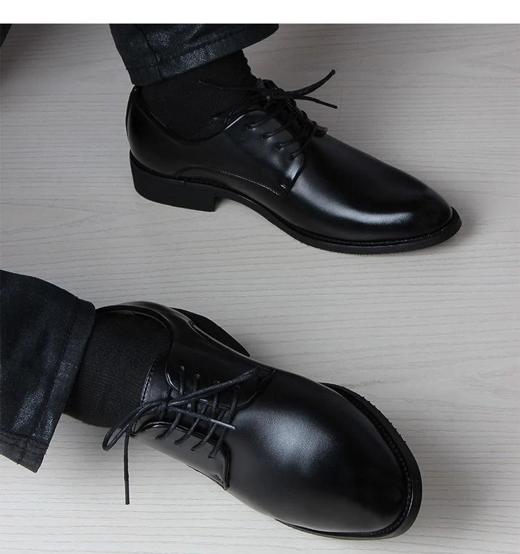 Ba Totem Summer Men's Shoes Genuine Leather Hollow Breathable Leather Shoes Men's Shoes Men's Korean Fashionable Business Dress Shoes Men's