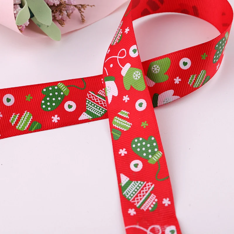 Cross-border Special Ribbon Wedding Christmas Packaging Ribbon Wholesale Exquisite Ribbon Gift Colorfulful Christmas Ribbon