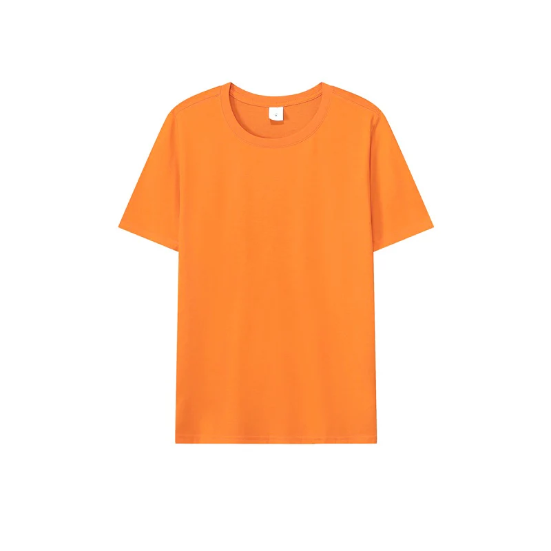 Loose-Fitting | 50-Count Double Yarn T-Shirt Ice Silk Cotton Round Neck Short-Sleeve T-Shirt Moisture-Wicking Business Casual Half-Sleeve for Men