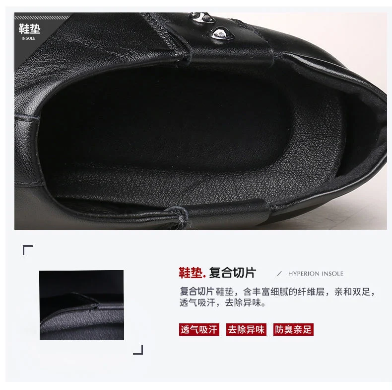 Men's Business Formal Wear Genuine Leather Black Patent Leather Shoes Men's Trendy Shoes for Work Spring and Autumn Korean Style British Pointed Toe Men's Shoes