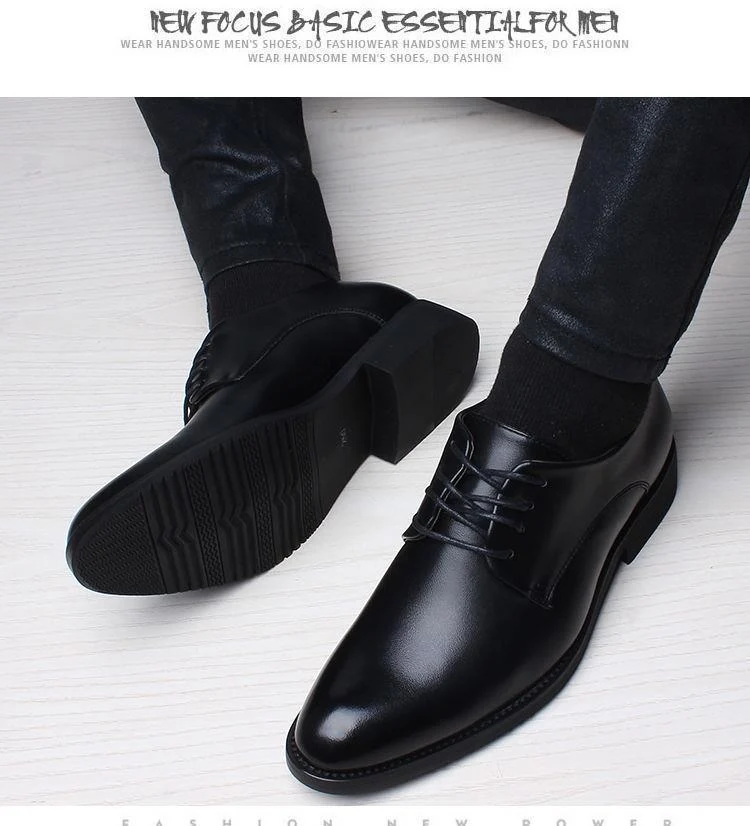 Ba Totem Summer Men's Shoes Genuine Leather Hollow Breathable Leather Shoes Men's Shoes Men's Korean Fashionable Business Dress Shoes Men's