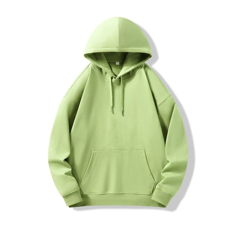 Hooded Sweater | Non-Deformable Pure Cotton Sweater Xinjiang Cotton Shoulder Pullover Autumn and Winter Solid Color ins Street Tide Hoodie