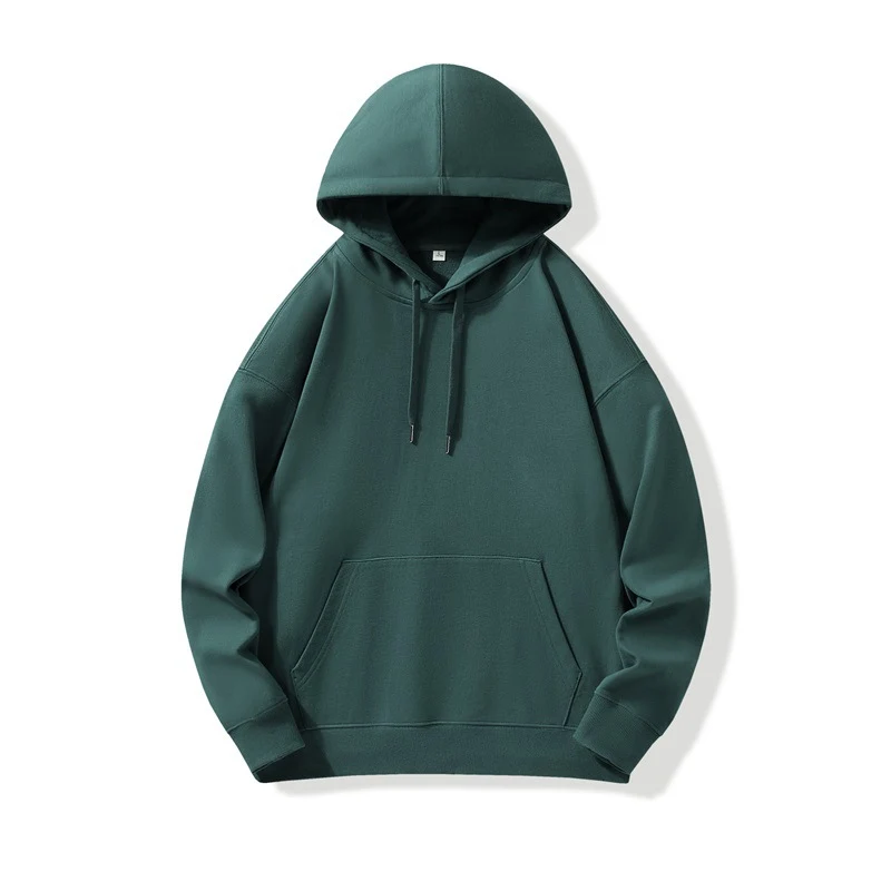Hooded Sweater | Non-Deformable Pure Cotton Sweater Xinjiang Cotton Shoulder Pullover Autumn and Winter Solid Color ins Street Tide Hoodie