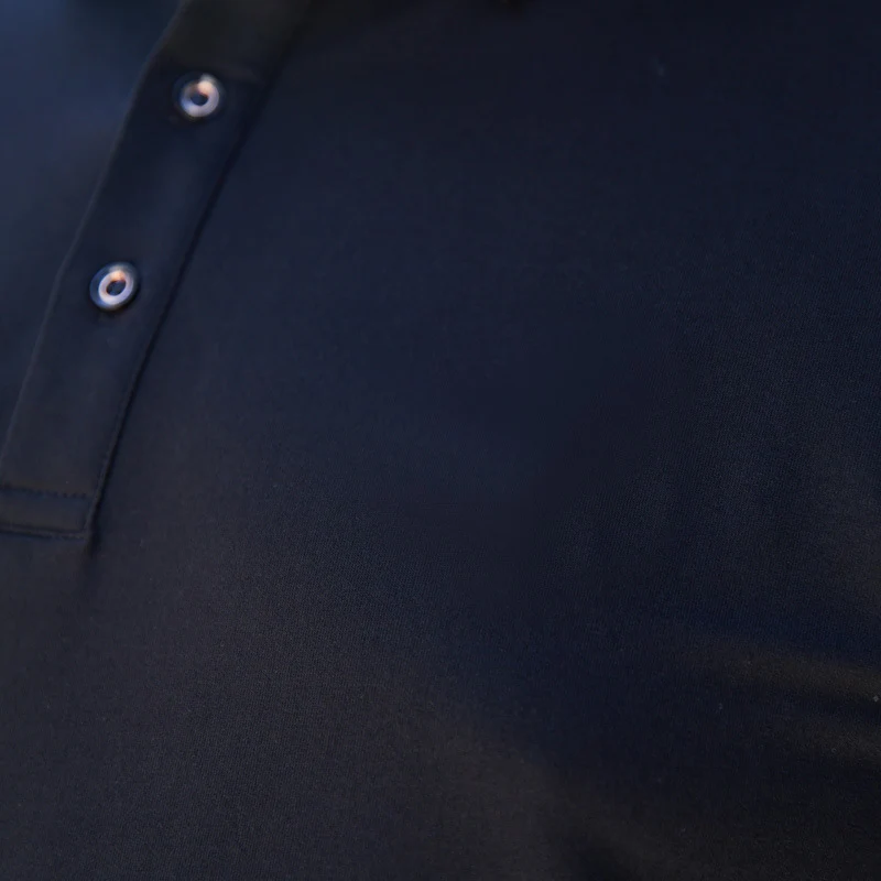 Fat guy lapel long-sleeved T-shirt men's plus size polo shirt fat youth autumn T-shirt bottoming shirt