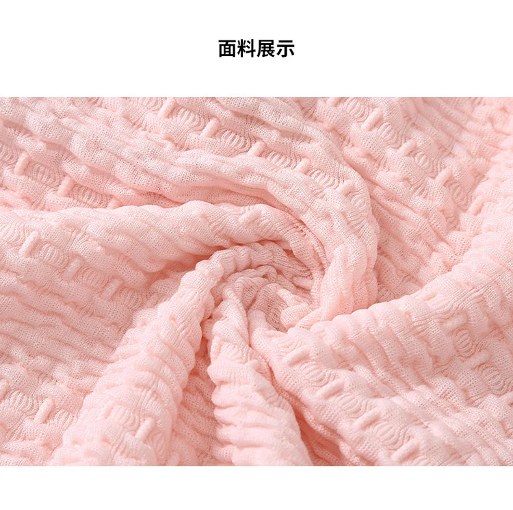 2024 new swimsuit women's split four-piece suit belly covering slimming gathered small chest South Korea ins style Hot Spring