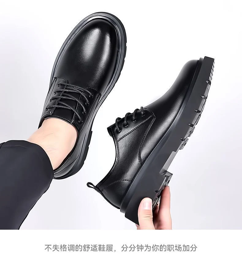 [100% full cowhide] special clearance processing leather shoes men's shoes genuine leather soft bottom non-slip business casual shoes