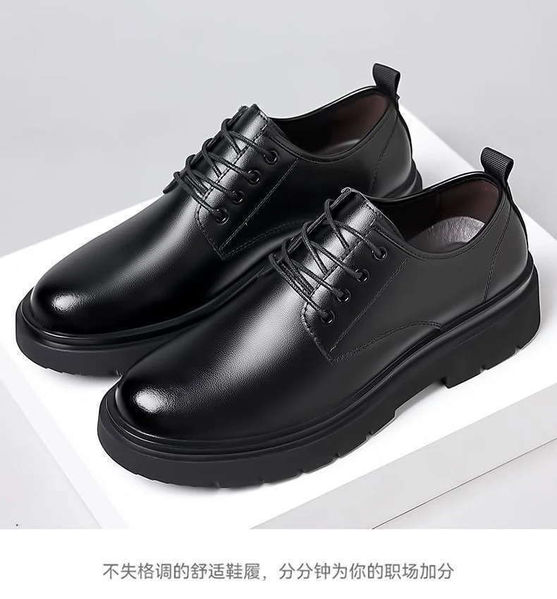 [100% full cowhide] special clearance processing leather shoes men's shoes genuine leather soft bottom non-slip business casual shoes