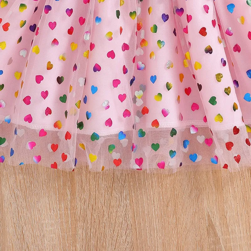 New Girls Dress Summer Short-Sleeved Princess Dress Children's Clothing Children's Gauze Skirt Girl Skirt Hunter Witch Group