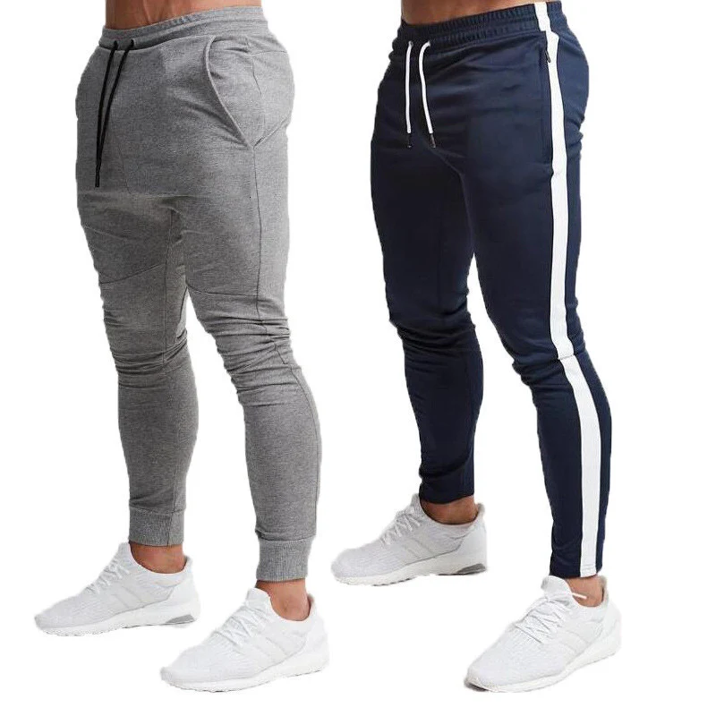 New Cross-Border Men's Outdoor Sports Casual Slim-Fit Gym Pants Men's Long Pants with Tapered Cuffs