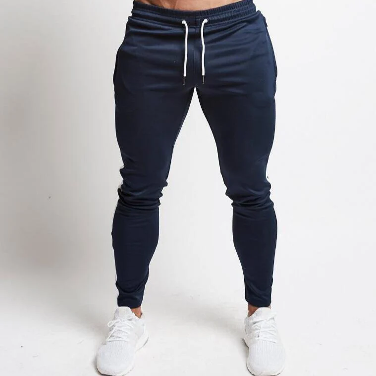 New Cross-Border Men's Outdoor Sports Casual Slim-Fit Gym Pants Men's Long Pants with Tapered Cuffs