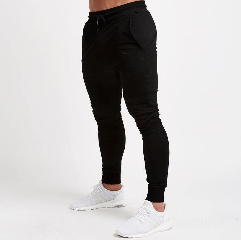 New Cross-Border Men's Outdoor Sports Casual Slim-Fit Gym Pants Men's Long Pants with Tapered Cuffs
