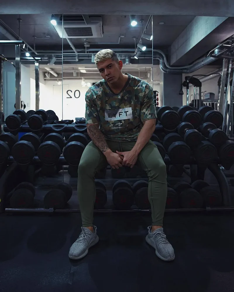 2020 Autumn New Muscle Brothers Running Fitness Cotton Trousers Casual Sports Pants Men's Factory Direct Sales