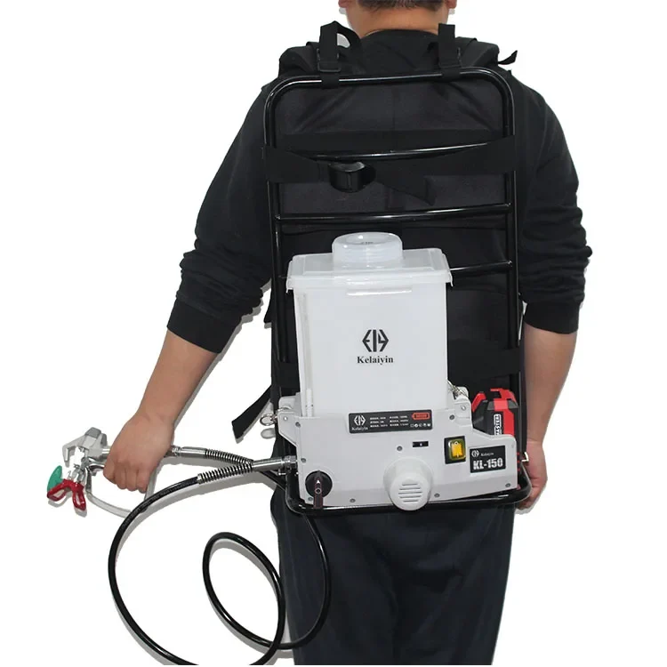 2025 High Quality 21V Li-Ion Battery Industrial Grade Brushless Motor 4000PSI Airless Paint Sprayer Electric Portable Spray Gun