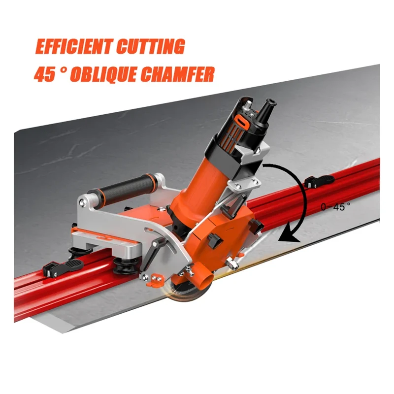 Portable Electric Tile 45 Cutting Machine Angle Chamfer Miter Tile Cutter Ceramic Slab Porcelain Large Marble 2800mm EL2800