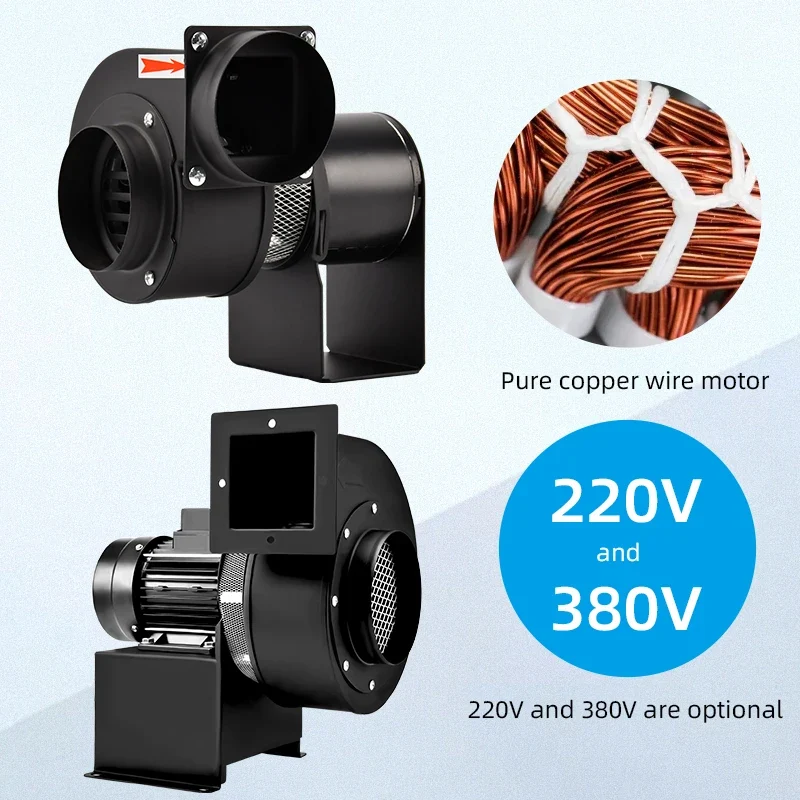 Hot Selling Factory Direct Multi-Wing Centrifugal Fan CY100 A/B 75mm 220V Heat Insulation Blower Strong Industrial Exhaust