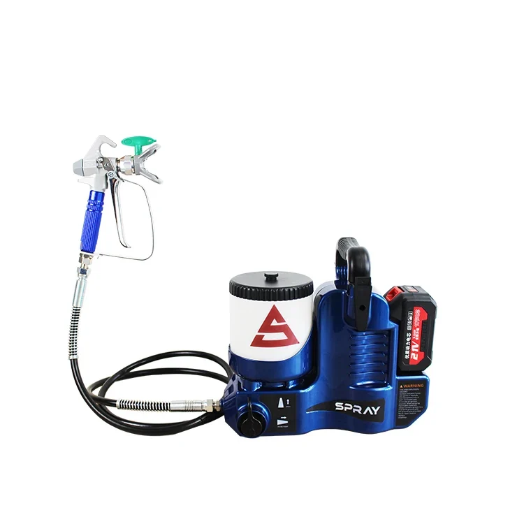21V Battery-Powered High-Pressure Electric Airless Paint Sprayer Gun with Brushless Motor 2500PSI DIY 301i