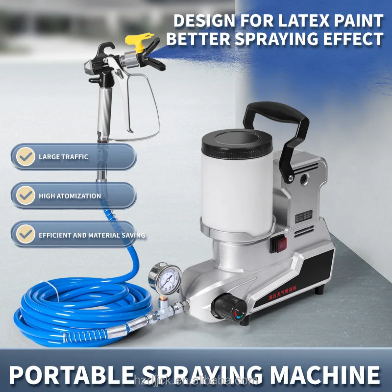 Lightweight Electric High-Pressure Airless DIY Spray Gun Household Multi-functional Small Paint Pump for Latex Paint
