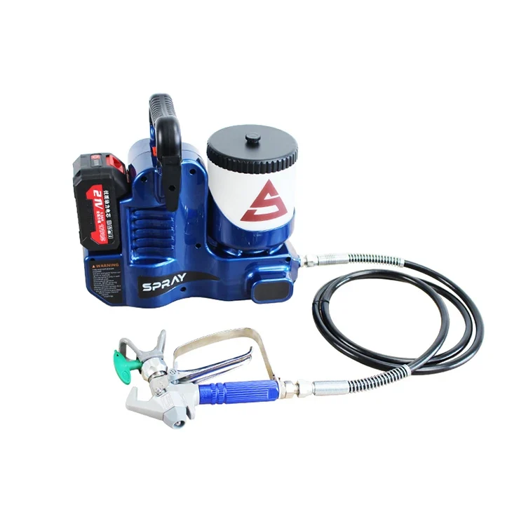 Hot Selling Weishibo Electric LVLP Portable Paint Sprayer DIY Grade 21V Battery Operated High Pressure Airless 2500PSI 1200ML