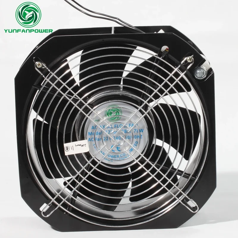 225mm Metal Blade AC Cooling Fan/ac Axial UPS Fan /22580 mm 9inch 380v Volt Fan