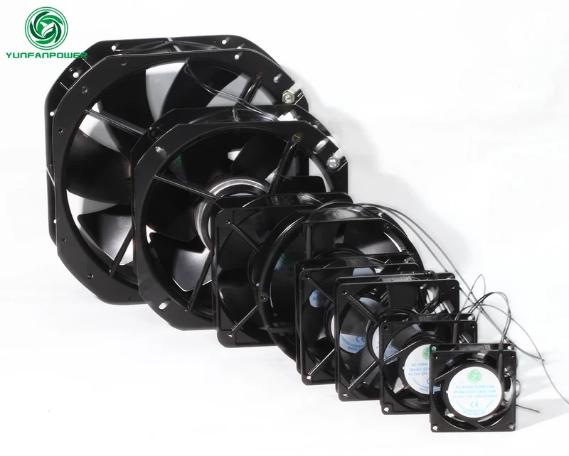225mm Metal Blade AC Cooling Fan/ac Axial UPS Fan /22580 mm 9inch 380v Volt Fan