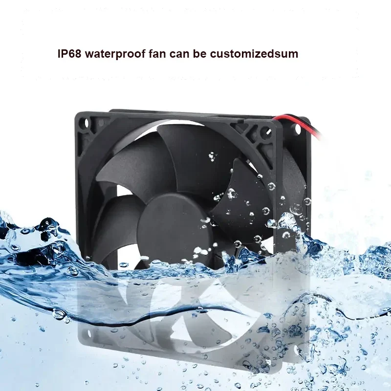 9225 High Speed Brushless Industrial DC Motor Axial Flow Cooled DC 12v Brushless Fan