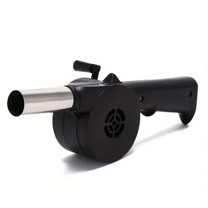 1pc Grill Manual Fan Hand Crank BBQ Fan Portable Barbeque Air Blower With Manual Handle BBQ Accessories