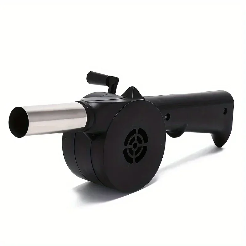 1pc Grill Manual Fan Hand Crank BBQ Fan Portable Barbeque Air Blower With Manual Handle BBQ Accessories