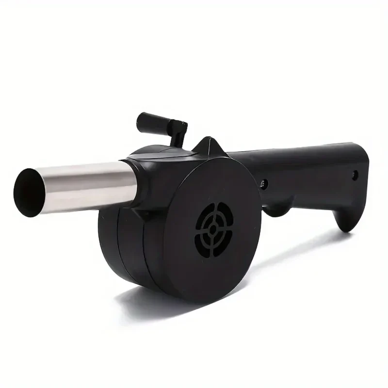 1pc Grill Manual Fan Hand Crank BBQ Fan Portable Barbeque Air Blower With Manual Handle BBQ Accessories