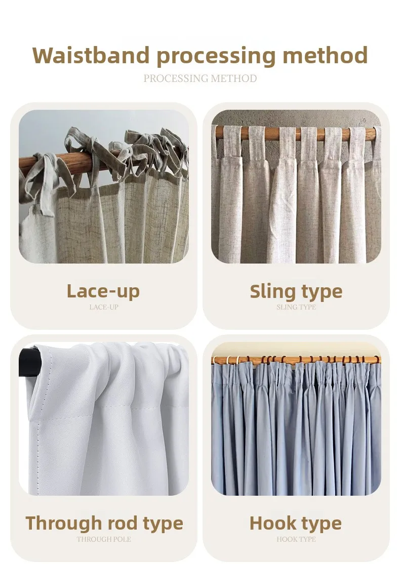 Modern Simple New Solid Color High-precision Short Curtain Finished Blackout Curtain Kitchen Partition Curtain Coffee Curtain.