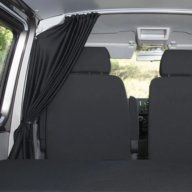 A Set CAB DIVIDER Blackout Curtain For Fiat Ducato VW T5 T6 Ford Transit Sprinter High Roof Motorhome Caravan Campervan