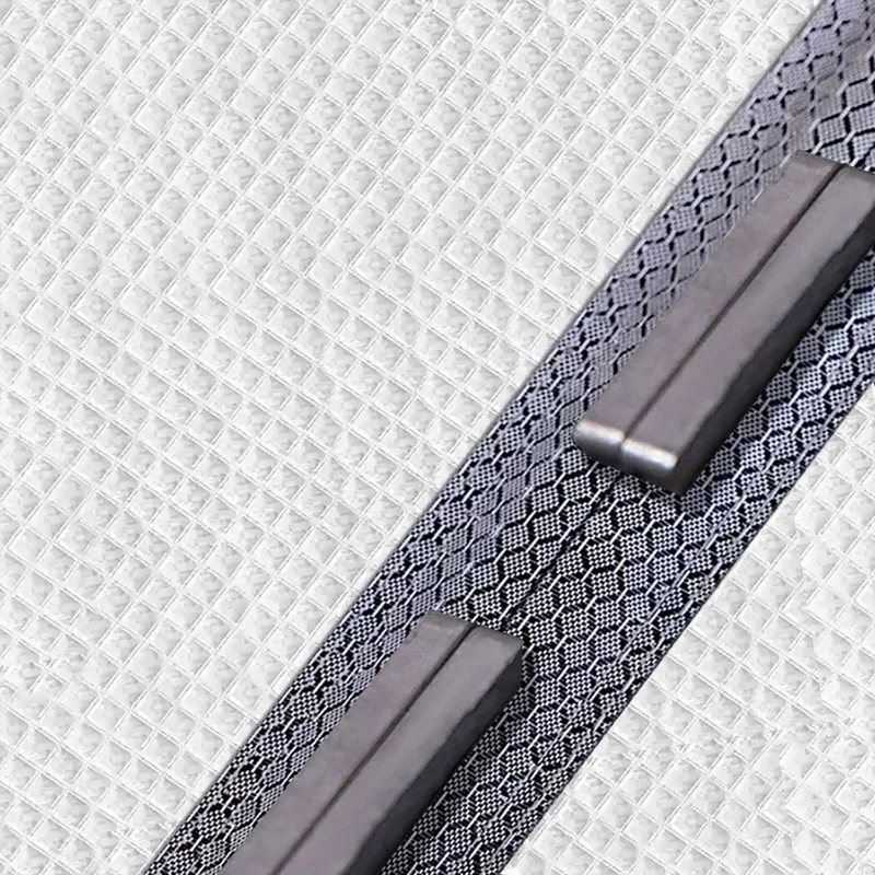 Gray magnetic cotton door curtain, thickened, warm, windproof, partition curtain, soundproof, cold proof, blackout curtain