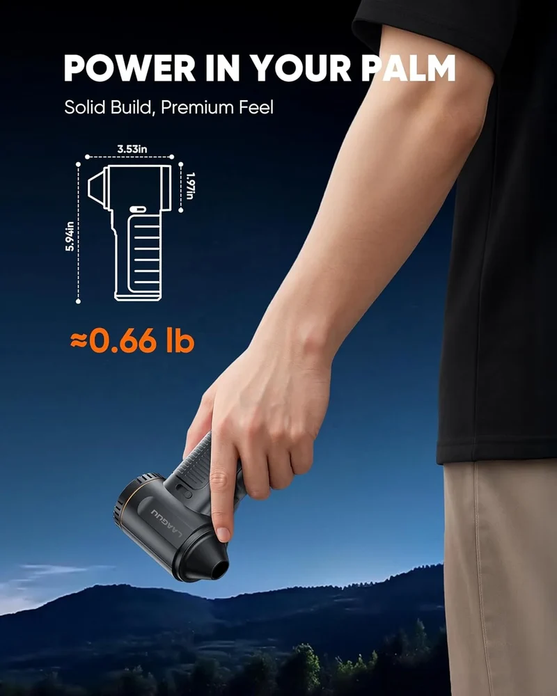 Brushless High Wind Jet Fan air Blower Mini Violent Turbo Fan 130000RPM air Dryer for Car Cleaning Powerful Jet Fan