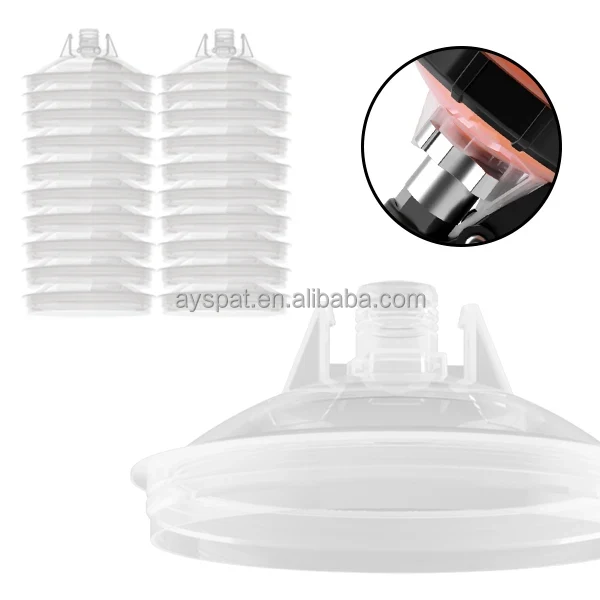 650cc 22Oz Disposable Plastic Paint Cup System Kit with 125 Micron Filter for Spray Gun