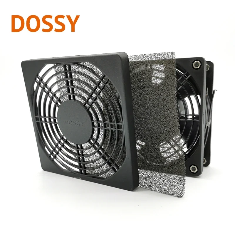 Fan Grill 120mm 3-in-1 Dust-proof ABS Plastic Frame IP40 Rated Panel Fan Filter