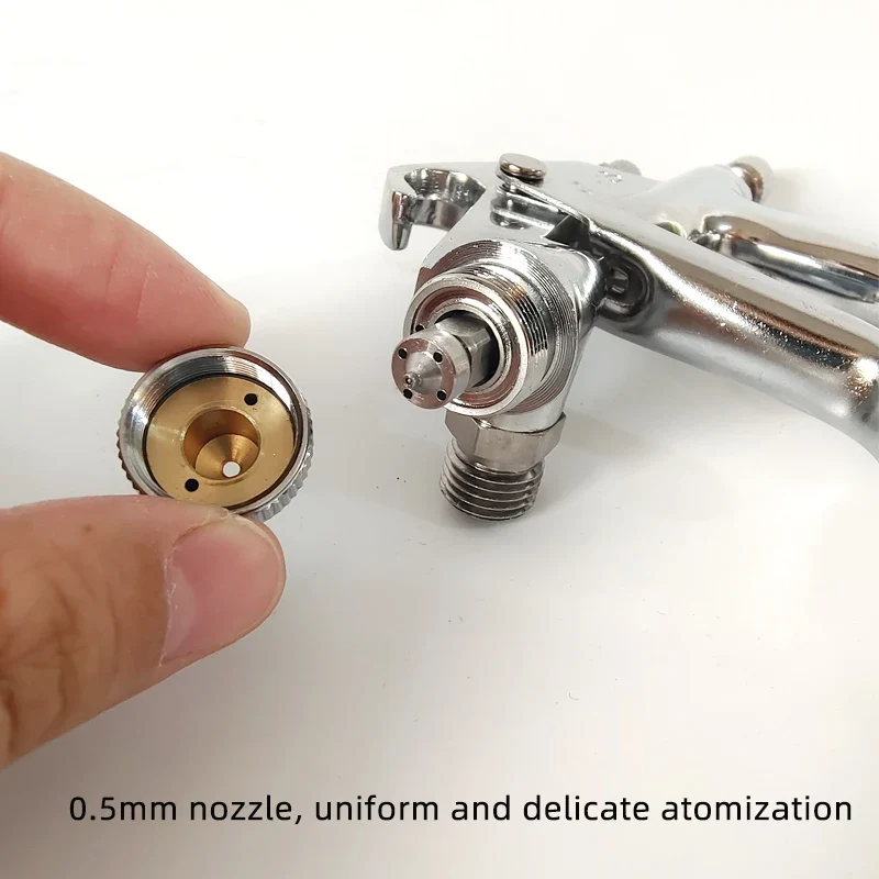 Small Caliber Paint Spray Gun V3 Pneumatic Spray Gun Arts and Crafts Spraying 0.5/0.8 Caliber Automotive Interior