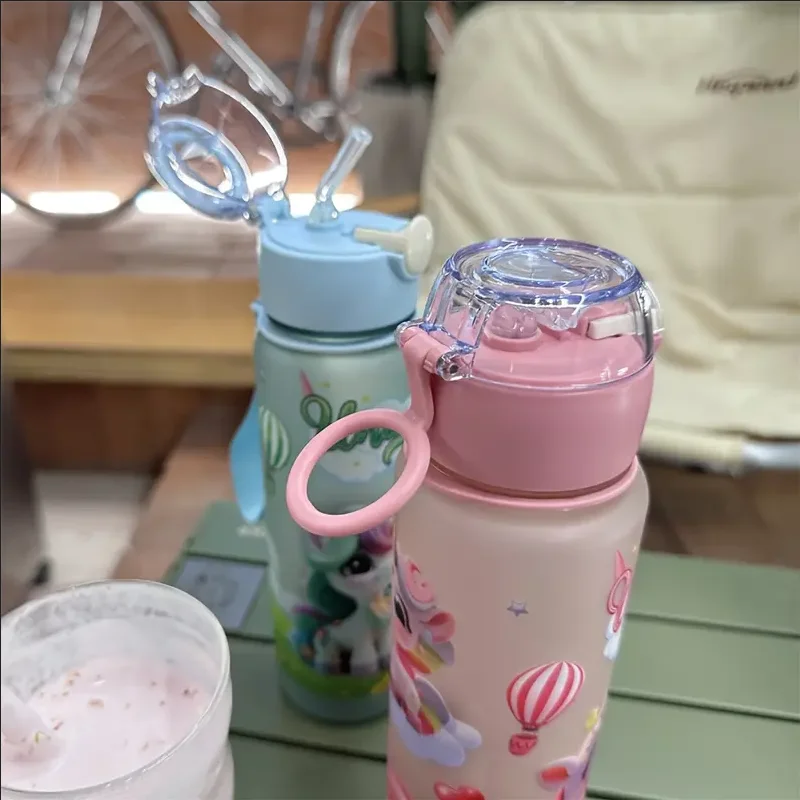 23.67oz Cute & Durable Space Cup BPA-Free High Temperature Resistant Portable Water Bottle for Outdoor Activities Perfect Gift