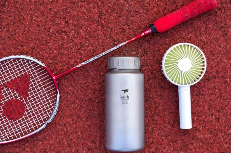 Keith Titanium Sports Bottle 0.9L/1.2L Large Capacity Kettle Outdoor Camping Drinkware Wide Mouth Non-threaded Water Bottle