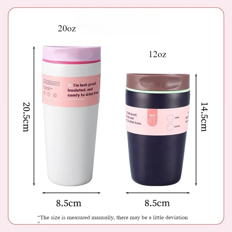 20OzStainless Steel Insulated Portable Water Bottle WithSpill Proof Lid Made of Tritan Material HighQuality DrinkingWater Bottle