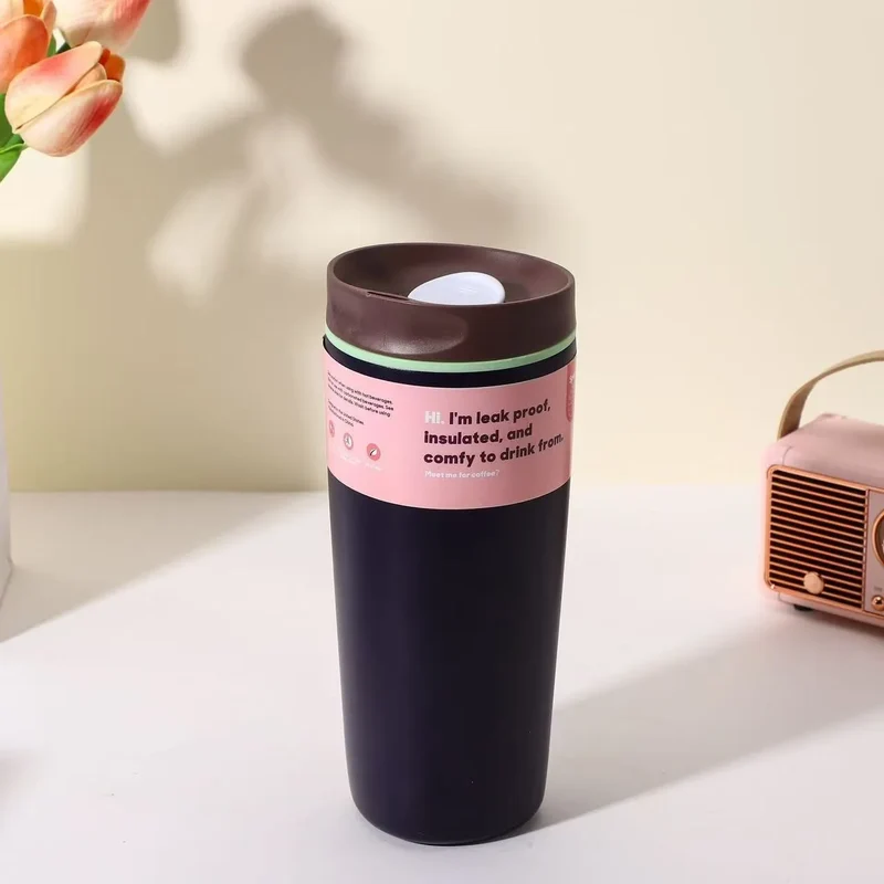 20OzStainless Steel Insulated Portable Water Bottle WithSpill Proof Lid Made of Tritan Material HighQuality DrinkingWater Bottle