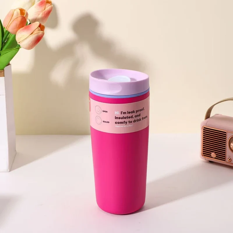 20OzStainless Steel Insulated Portable Water Bottle WithSpill Proof Lid Made of Tritan Material HighQuality DrinkingWater Bottle