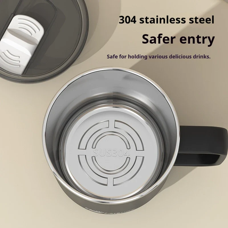 500ML Double-Wall Insulated Thermal Cup 304 Stainless Steel Coffee Cup Portable Water Bottle Keeps Cold and Heat Thermal Mug