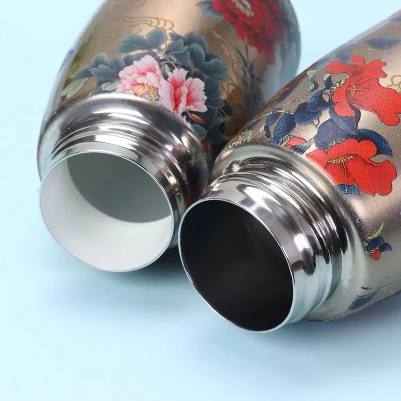 New Stainless Steel Insulated Cup Leak Proof Portable Water Bottle Durable 300ml Slim Insulated Thermal Water Bottle Sports