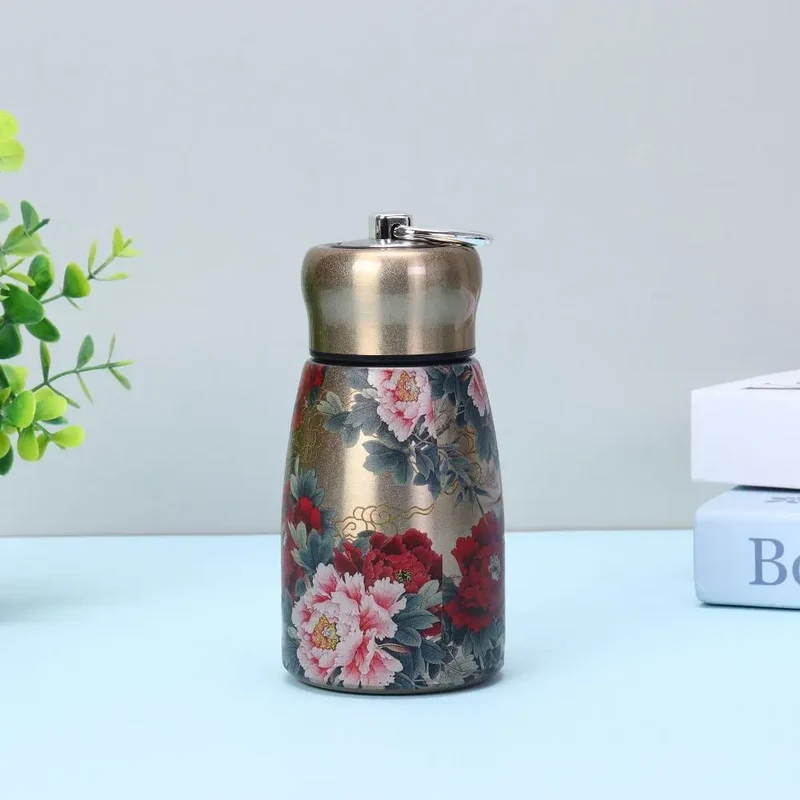 New Stainless Steel Insulated Cup Leak Proof Portable Water Bottle Durable 300ml Slim Insulated Thermal Water Bottle Sports
