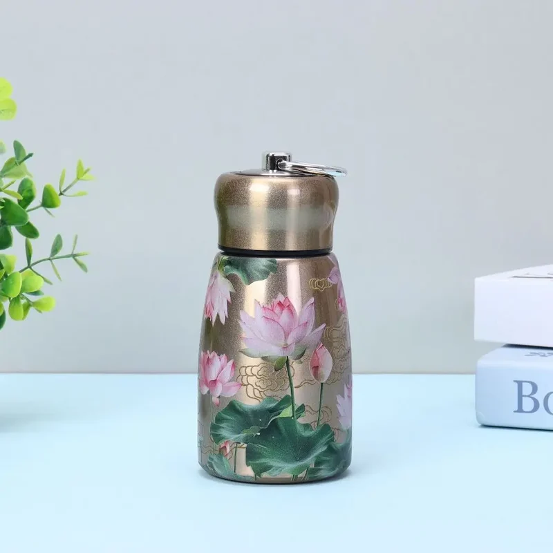 New Stainless Steel Insulated Cup Leak Proof Portable Water Bottle Durable 300ml Slim Insulated Thermal Water Bottle Sports