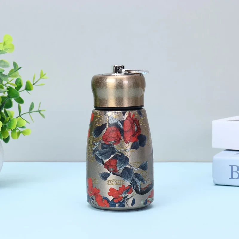 New Stainless Steel Insulated Cup Leak Proof Portable Water Bottle Durable 300ml Slim Insulated Thermal Water Bottle Sports