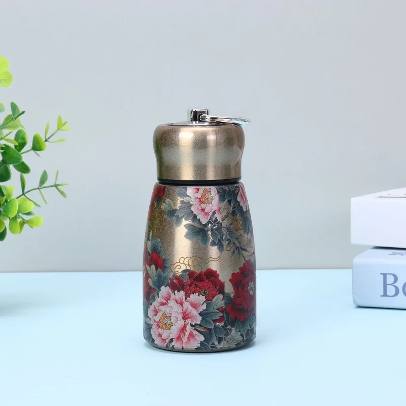 New Stainless Steel Insulated Cup Leak Proof Portable Water Bottle Durable 300ml Slim Insulated Thermal Water Bottle Sports